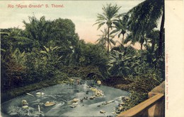 SÃO S. TOMÉ, THOMÉ, Rio Agua Grande, 2 Scans - Sao Tome And Principe