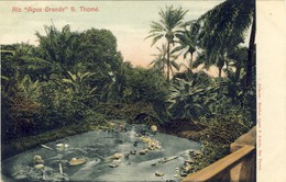 SÃO S. TOMÉ, THOMÉ, Rio Agua Grande, 2 Scans - Sao Tome Et Principe