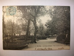 Carte Postale Le Havre La Source St Roch "Une Avenue " (CPA Oblitérée 1905 Timbre 5 Centimes) - Square Saint-Roch