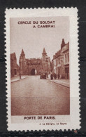 VIGNETTE MILITAIRE Le MARIGNY : CERCLE DU SOLDAT à CAMBRAI / PORTE DE PARIS - Military Heritage