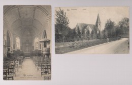 Lot 2cpa Loverval  église - Gerpinnes