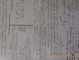 Manuscrit Révolution An VIII Armée Du Rhin état De Service Psullendorf - Documentos