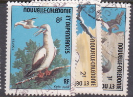 New Caledonia SG 561-63 1976 Ocean Birds Used - Oblitérés