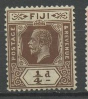 Fiji 1922 1/4p King George Issue #93 - Fiji (...-1970)