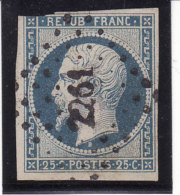 France 1852 - N° 10 - Oblitération PC 2261 La Neuville-Roi (58) - Non Classés