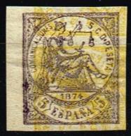 Espagne 1874 N° 142 (YT) 5 C. Violet Et 2 C. Jaune En Double Impression Et ND - Ungebraucht