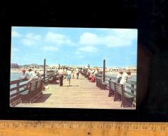 VIRGINIA BEACH VA : View Taken From End Of 1912 Foot Fishing Pier Towards The Beach  1952 - Virginia Beach