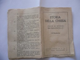 LIBRETTO STORIA DELLA CHIESA TESTO DI STUDIO PER I FANCIULLI - Religion