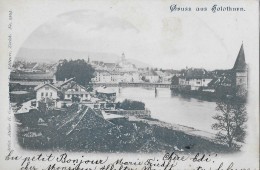 GRUSS AUS SOLOTHURN → Lichtdruck Anno 1899 - Autres & Non Classés