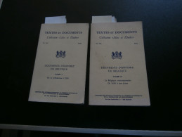 Textes Et Documents : Documents D'histoire De Belgique : 2 Tômes (1978) - Histoire