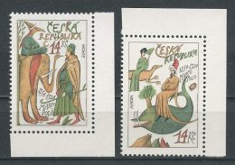 TCHEQUE 1994 N° 35/36 ** Neufs = MNH Superbe Cote 4 € EUROPA Découvertes Faune Poissons Eléphants Polo Orientale Animaux - Unused Stamps