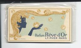 PAQUET CARTES PARFUMEES PIVER - REVE D OR - Vintage (until 1960)