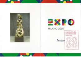 Republica De Guinea Ecuatorial. UNIVERSAL EXPO MILANO 2015. Invito De Primer Ministro S.E.D Vicente Ehate Tomi. (RARE) - 2015 – Milán (Italia)