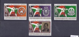 150025522  BURUNDI  YVERT    Nº  877/881  **/MNH  (EXCEPT  Nº 879) - Ongebruikt