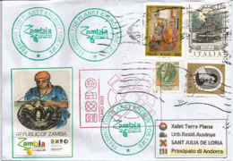 ZAMBIA. UNIVERSAL EXPO MILANO 2015. Letter From The Pavilion Of Zambia,with Official Stamp EXPO MILANO - 2015 – Mailand (Italien)