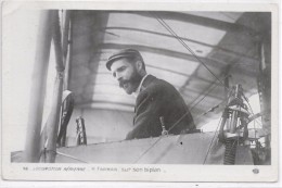 AVIATEUR - Locomotion Aérienne - H. FARMAN Sur Son Biplan - Aviateurs