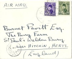 Airmail Brief  St.Paul's Walden Bury GB           Ca. 1950 - Cartas & Documentos