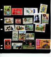 (stamps 999 - 05/06/2016) - Selection Of Scout Stamps - Usados