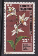 New Caledonia SG 581 1977 Orchids 22F Phajus Daenikeri Used - Gebruikt