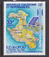 New Caledonia SG 608 1978 Telecommunications Through Solar Energy MNH - Nuevos