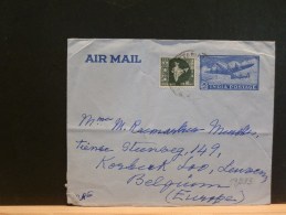 59/283   AIR MAIL  TO BELG. - Aérogrammes