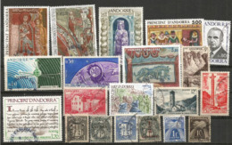 Lot De 20 Timbres Oblitérés Différents,  1 ère Qualité, Oblitérations Rondes - Oblitérés