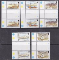 South Georgia 1999 Island Views 5v Gutter (margin)  ** Mnh (30238A) - Georgia Del Sud