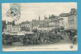 CPA 222 Métier Marchands Ambulants Place Carnot Marché Aux Légumes BOLBEC 76 - Bolbec