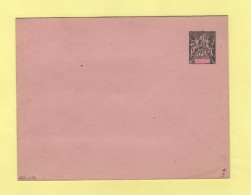 Guadeloupe - Entier Postal - Enveloppe 147x112 - 25c - Rabat Colle - Autres & Non Classés