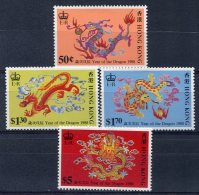 Hong-Kong             524/527 **     Année Du Dragon - Unused Stamps