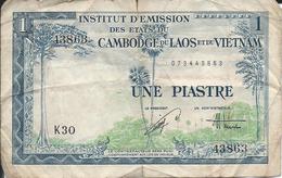 BILLET UNE PIASTRE - Other - Asia