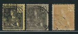 INDE N° 33 à 35 Obl. - Used Stamps