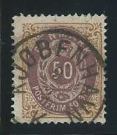 DANEMARK: Obl., N°28 (B), B/TB - Usati