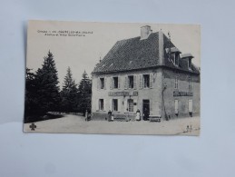 Carte Postale Ancienne: CHATELUS-MALAVEIX : Avenue Et Hotel Saint-Pierre, Animé, En 1915 - Chatelus Malvaleix