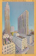 New York City Fifth Avenue And Rockefeller Center Buildings 1953 - Altri Monumenti, Edifici
