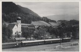 AK - Eisenbahn E44 557 Fährt Mit D364 Bei BISCHOFSWIESEN Vorbei 1953 - Bischofswiesen