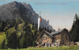 ALPGSCHWÄND → Restaurant Mit Vielen Touristen Davor 1918 - Sonstige & Ohne Zuordnung