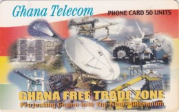 Ghana, GHA-C-17 /09.01, Free Trade Zone, Satellite, 2 Scans. - Ghana