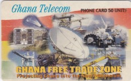 Ghana, GHA-C-17 /02.01, Free Trade Zone, Satellite, 2 Scans. - Ghana