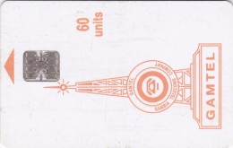 Gambia, GAM-D4B, 60 Units, Logo - Orange, 2 Scans.  Chip SC7 - Gambia