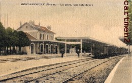 GONDRECOURT LA GARE VUE INTERIEURE TRAIN LOCOMOTIVE 55 MEUSE - Gondrecourt Le Chateau