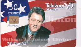 Slovenia, 216, William Jefferson Clinton, 2 Scans. - Slovenia
