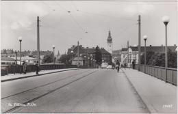 AK - NÖ - St. Pölten - Strassenansicht Brücke - 1950 - St. Pölten
