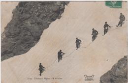 AK -Gebirgsjäger Am Seil - Gletscher In Frankreich - 1908 - Climbing