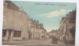 25, Doubs, Baume-les-Dames, Grande Rue, Collection Chaillet, N´a Pas Circulé, Dos Divisé, Carte Postale Colorisée - Baume Les Dames