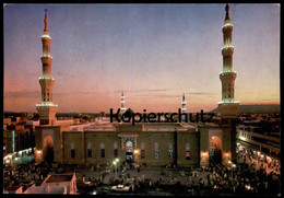 ÄLTERE POSTKARTE THE PROPHET'S MOSQUE IN MEDINA At Night Nuit Nacht AK Cpa Postcard Ansichtskarte - Arabie Saoudite