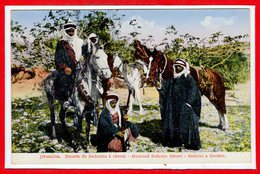 ASIE --  ISRAEL -- JERUSALEM --  Escorte De Bedouins àn Cheval - Israel