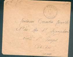 MAROC MOROCCO LETTRE POSTE MILITAIRE FM EL BOROUJ 2/3/1921 POUR COTE D'OR CACHET DISTRIBUTION B/ TB - Brieven En Documenten