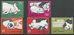 1960 CHINA S-50K Raise PIGs CTO SET Fine USED  Ii - Used Stamps