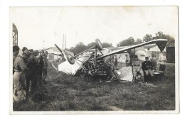 LE BOURGET (93) Carte Photo Accident Mortel Capitaine Lagache 26 Juillet 1922 - Accidentes